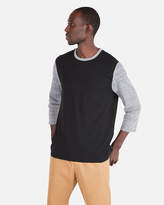Thumbnail for your product : Express Recycled Stretch Three-Quarter Sleeve Football Tee