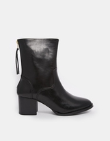 Thumbnail for your product : YMC Leather Zip Back Heeled Ankle Boots