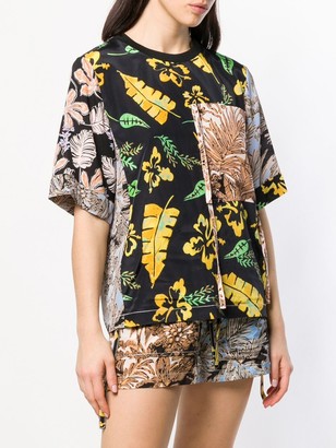3.1 Phillip Lim floral patchwork T-shirt