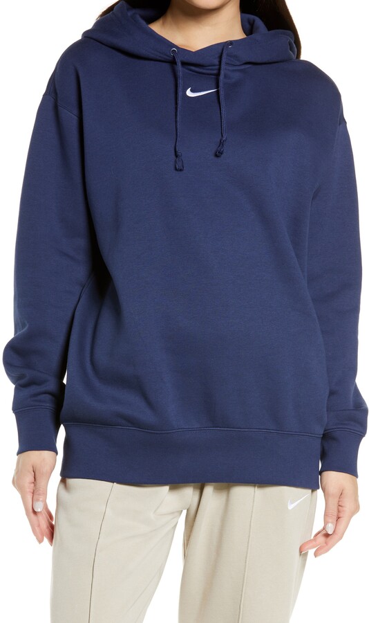 nike hoodie navy blue