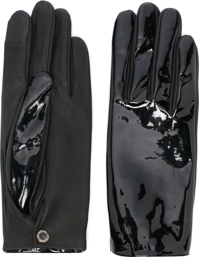 Black Patent Leather Gloves | ShopStyle