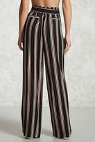 Thumbnail for your product : Forever 21 Contemporary Striped Palazzo Pants