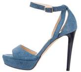 Thumbnail for your product : Jimmy Choo Kayden Denim Sandals