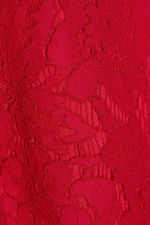 Thumbnail for your product : Diane von Furstenberg Alma Cutout Corded Lace Dress - Red