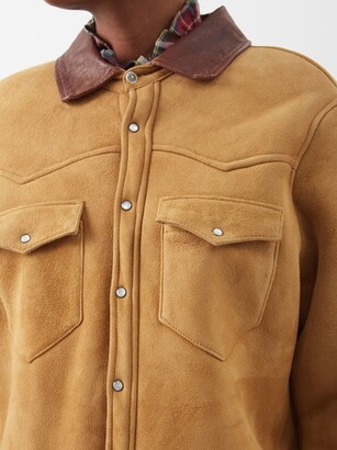 ジャケット・アウター Fortela Shearl Texan Shearling Jacket 44 Fortela Shearl Leather-trimmed Shearling Jacket - ShopStyle