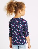Thumbnail for your product : Marks and Spencer Pure Cotton Long Sleeve Top (3 Months - 5 Years)
