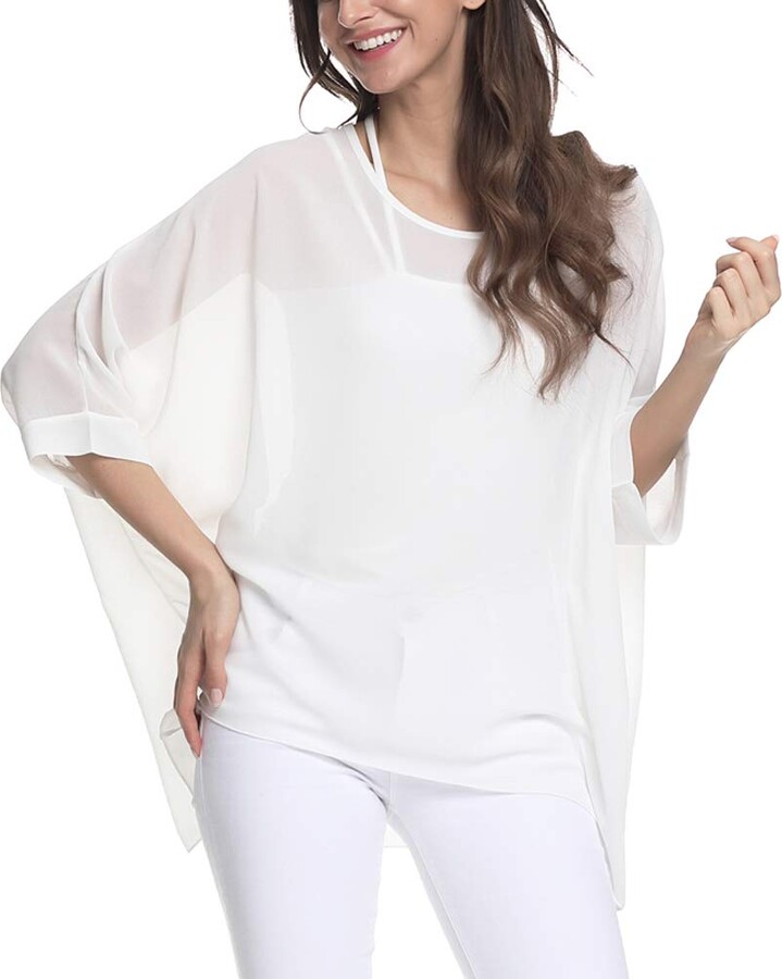 women's sheer blouses uk