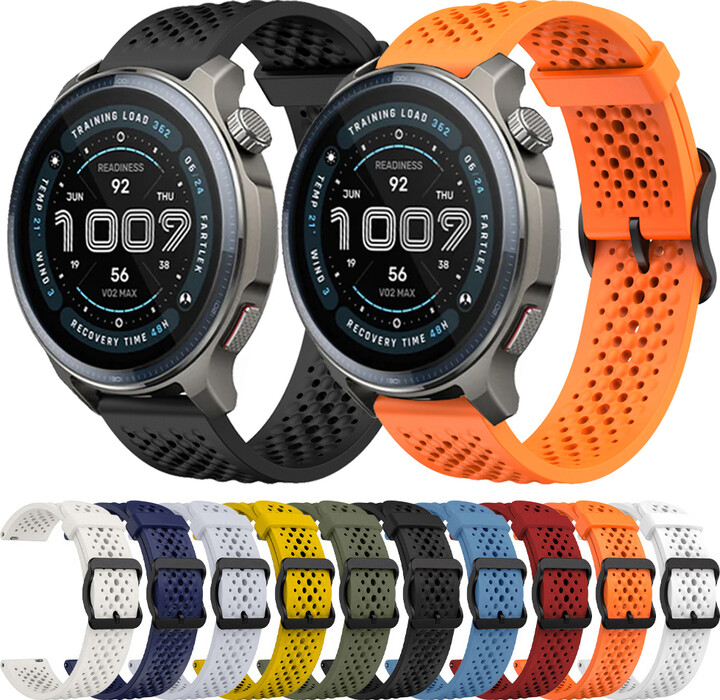 22mm Sports Breathable Strap For Huami Amazfit BALANCE 2 Smartwatch Strap For Amazfit Bip 6/Cheetah Pro Silicone Correa Bracelet