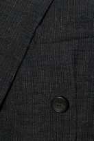 Thumbnail for your product : A.L.C. Chadwick Double-breasted Pinstriped Flannel Blazer