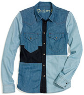 Thumbnail for your product : Madewell Western Jean Shirt in Patchwork
