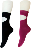 Thumbnail for your product : Dasein Tessa Cut-Out Socks