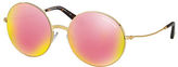 Thumbnail for your product : Michael Kors Mirrored Round Metal Sunglasses