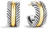 Thumbnail for your product : David Yurman Cable Classics Hoop Earrings with Gold