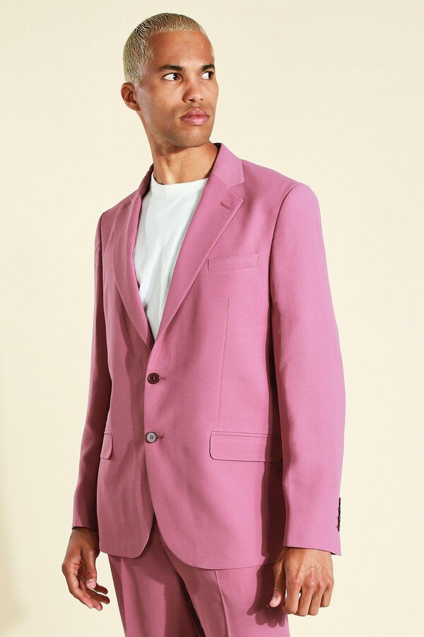 pink suit jacket men