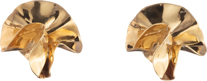 Sterling King Delphinium Mini Stud Earrings