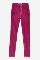 Thumbnail for your product : Topshop Womens Purple Joni Jeans - Purple