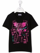 Thumbnail for your product : Diesel Kids graphic-print cotton T-shirt