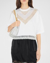 Thumbnail for your product : Burberry Lace V Paneled Boxy T-Shirt