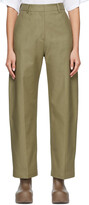 Thumbnail for your product : Arch The Khaki High Waist Trousers