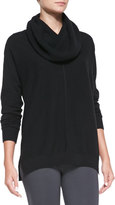 Thumbnail for your product : Vince Seamed Cowl-Neck Sweater, Black