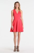 Thumbnail for your product : dee elle Scallop Textured Skater Dress