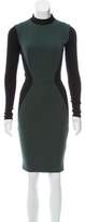 Thumbnail for your product : Victoria Beckham Paneled Long Sleeve Dress