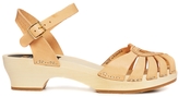 Thumbnail for your product : Swedish Hasbeens Nature Heart Medallion Low Heeled Sandals
