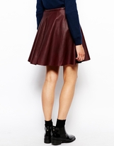 Thumbnail for your product : BZR Skater Skirt in Leather