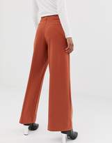 Thumbnail for your product : Weekday wide leg pants in rust