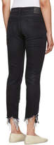 Thumbnail for your product : R 13 Black Straight Boy Jeans