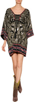 Thumbnail for your product : Emilio Pucci Silk Blend Embellished Short Caftan Gr. 40