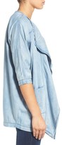 Thumbnail for your product : James Jeans Women's Drape Front Chambray Jacket