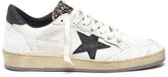 Golden Goose 'Superstar' glitter collar leather sneakers