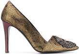 Thumbnail for your product : Etro jacquard effect pumps