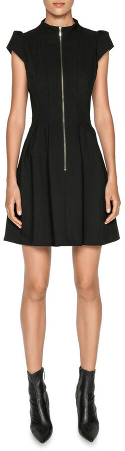 cue zip front dress