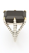 Thumbnail for your product : Elizabeth and James Bird Claw Ring with Onyx