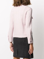 Thumbnail for your product : Barrie Ribbed Panel Knitted Jacket