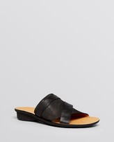 Thumbnail for your product : Paul Green Flat Slide Platform Sandals - Bayside