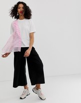 Thumbnail for your product : ASOS check panel tee