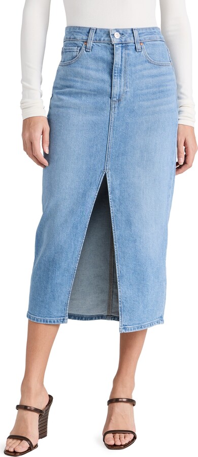 PAIGE Angela Midi Skirt
