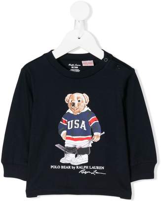Ralph Lauren Kids Kids polo bear print sweatshirt