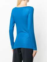 Thumbnail for your product : Majestic Filatures long-sleeve fitted sweater
