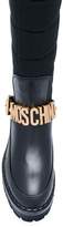 Thumbnail for your product : Moschino logo buckle boots