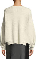 Thumbnail for your product : Vince Paneled Crewneck Pullover Sweater
