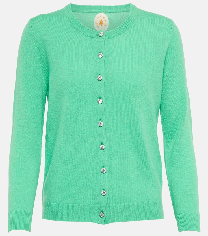Jardin des Orangers Embellished wool and cashmere cardigan ShopStyle