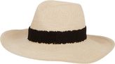 Thumbnail for your product : Eugenia Kim Emmanuelle Flexible-Brim Straw Hat-White