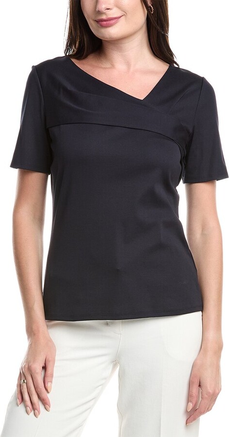 Lafayette 148 New York Twist Shirt