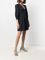 Thumbnail for your product : Sandro Cinched-Waist Buttoned Dress