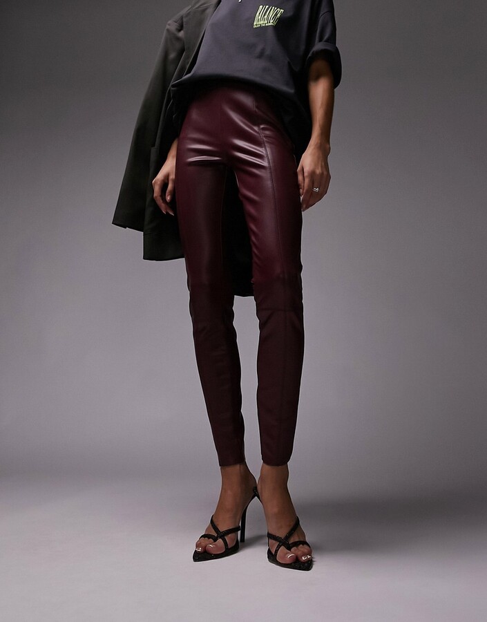 Topshop Women's Leather Pants