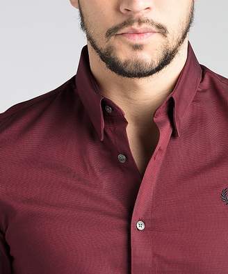 Fred Perry Tape Detail Long Sleeve Shirt